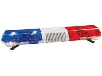 Plastic Polycarbonate Material LED Warning Light Bar Working Voltage DC 12V Inside Speaker