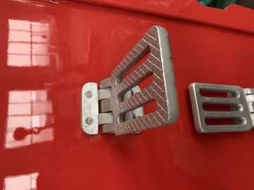 Silver Fire Truck Mounting Brackets Stainless Steel Folding Step