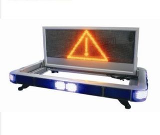 Words Edit Led Warning Light Bar And Led Screen Display Full Color