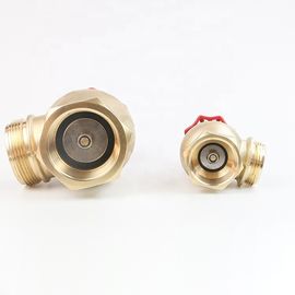 1.5" NH/BSP/NPT Fire Coupling Natural Brass Angle Fire Hydrant Valve